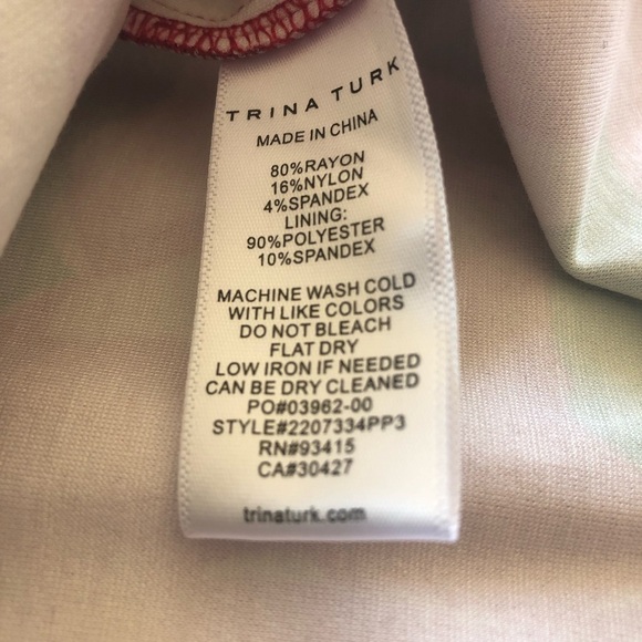 Trina Trina Turk Women's Floral Printed Ponte midi Dress, Pink Sz 16 - Picture 8 of 17